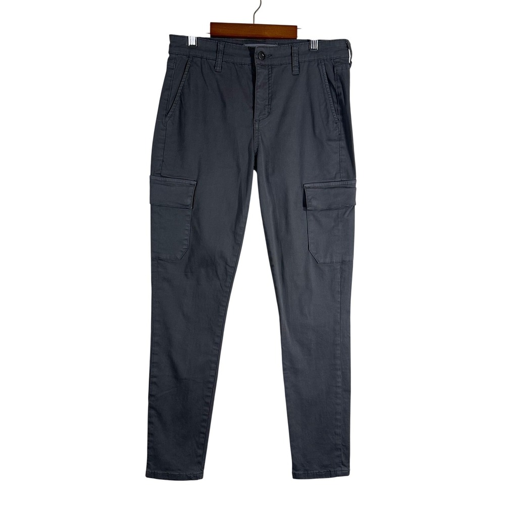 Joes Jeans Womens 28‎ Slim Cargo Pants Cotton Gray Stretch Utility Trousers